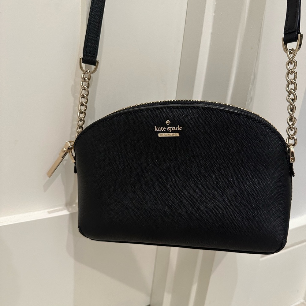 kate spade Morgan Saffiano Leather Double Zip Dome Crossbody